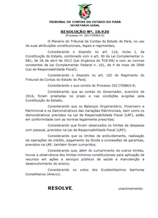 Resoluo N 18.920 TCE-PA