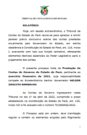 Relatório do Relator