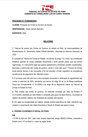 Relatório do Relator